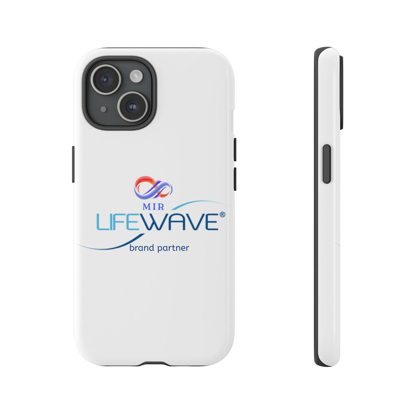 Husa Iphone- logo MIR SI LIFEWAVE PARTNER BRAND